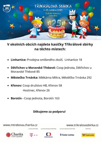 Kasičky v okolních obcích